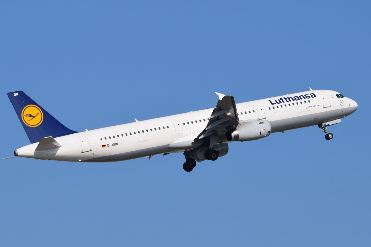 D-AIDW Lufthansa Airbus A321-231  , MUC , 16.10.2016