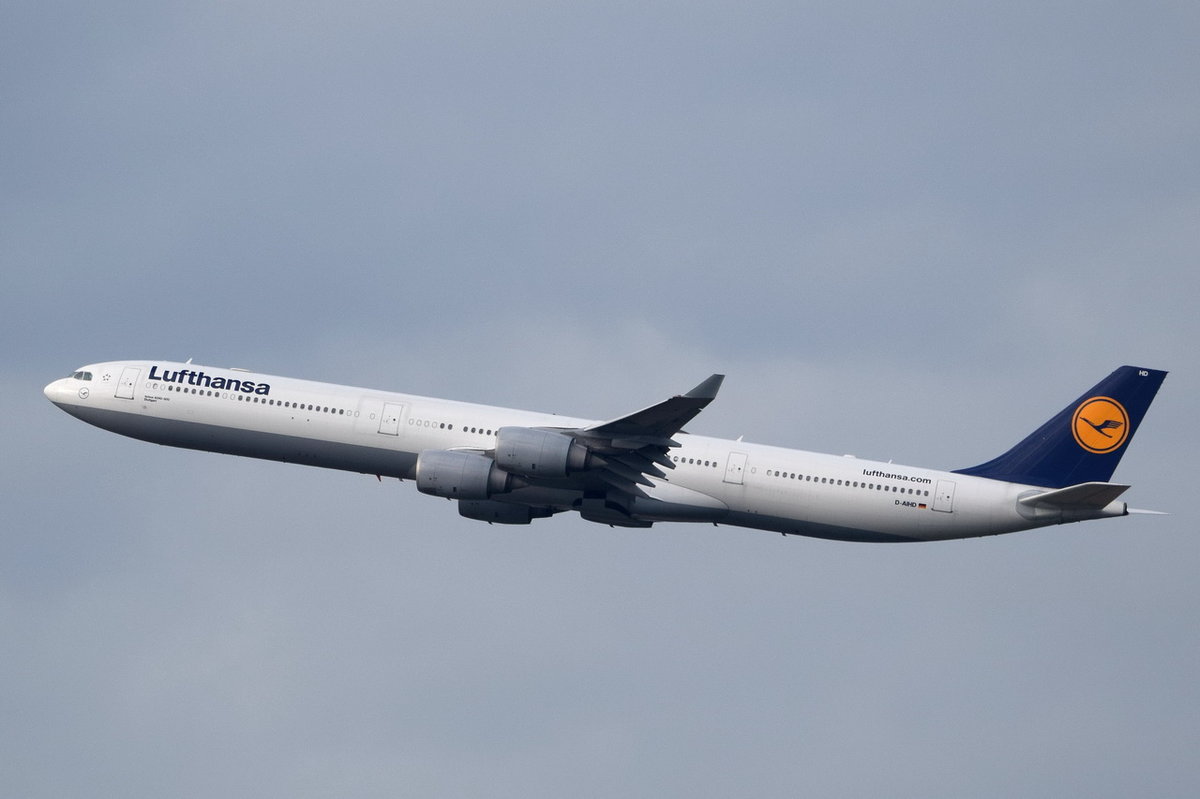 D-AIHD Lufthansa Airbus A340-642  Stuttgart   , MUC , 15.10.2016