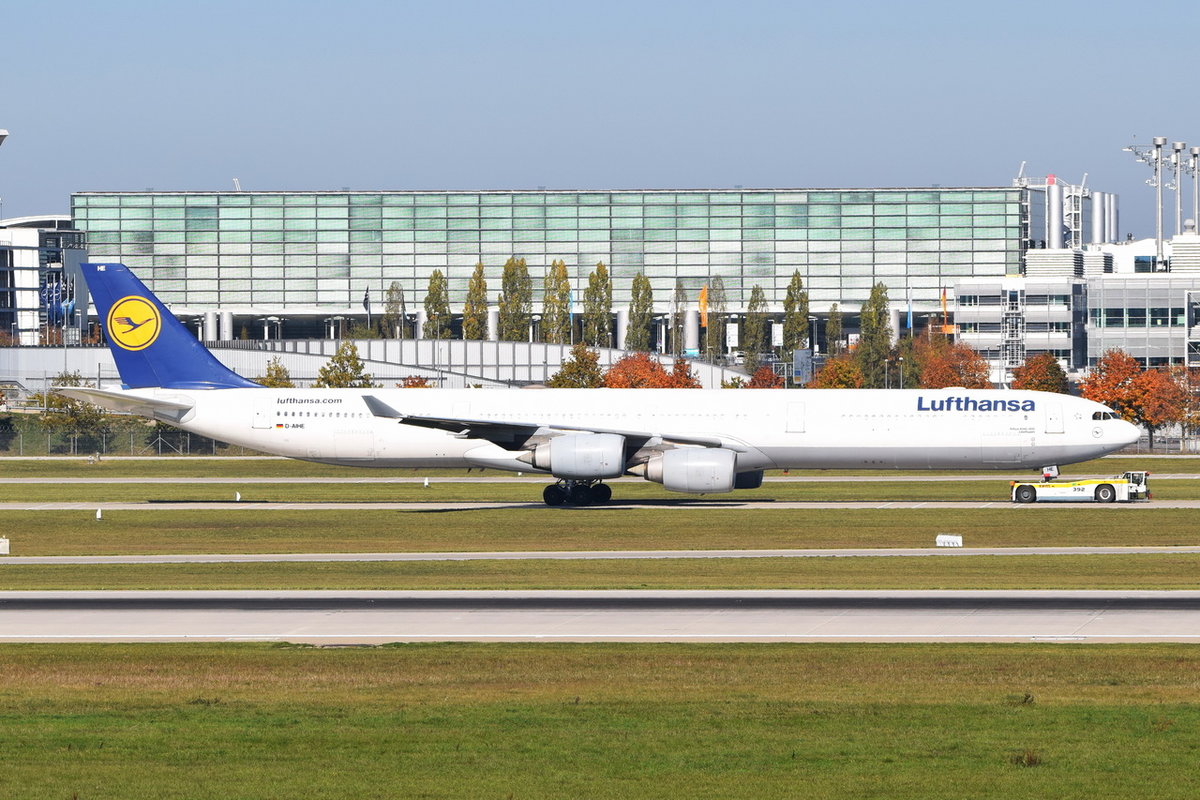 D-AIHE Lufthansa Airbus A340-642  Leverkusen   , MUC , 14.10.2018