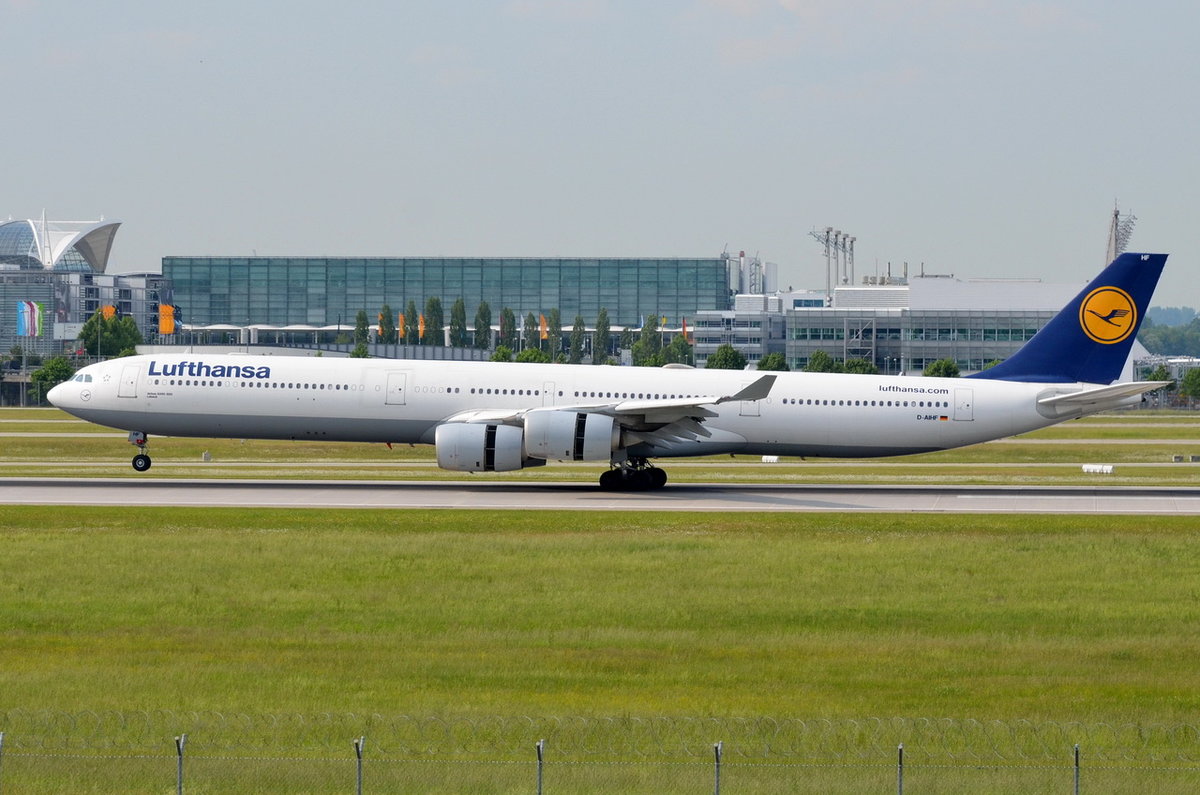 D-AIHF Lufthansa Airbus A340-642  Lübeck   , MUC , 02.06.2017