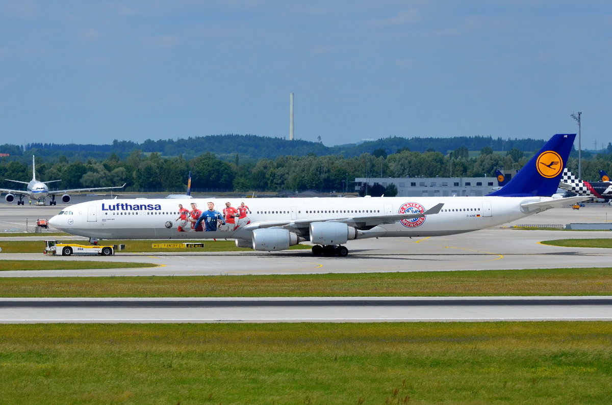 D-AIHK Lufthansa Airbus A340-642  Mainz   , MUC , 17.06.2017