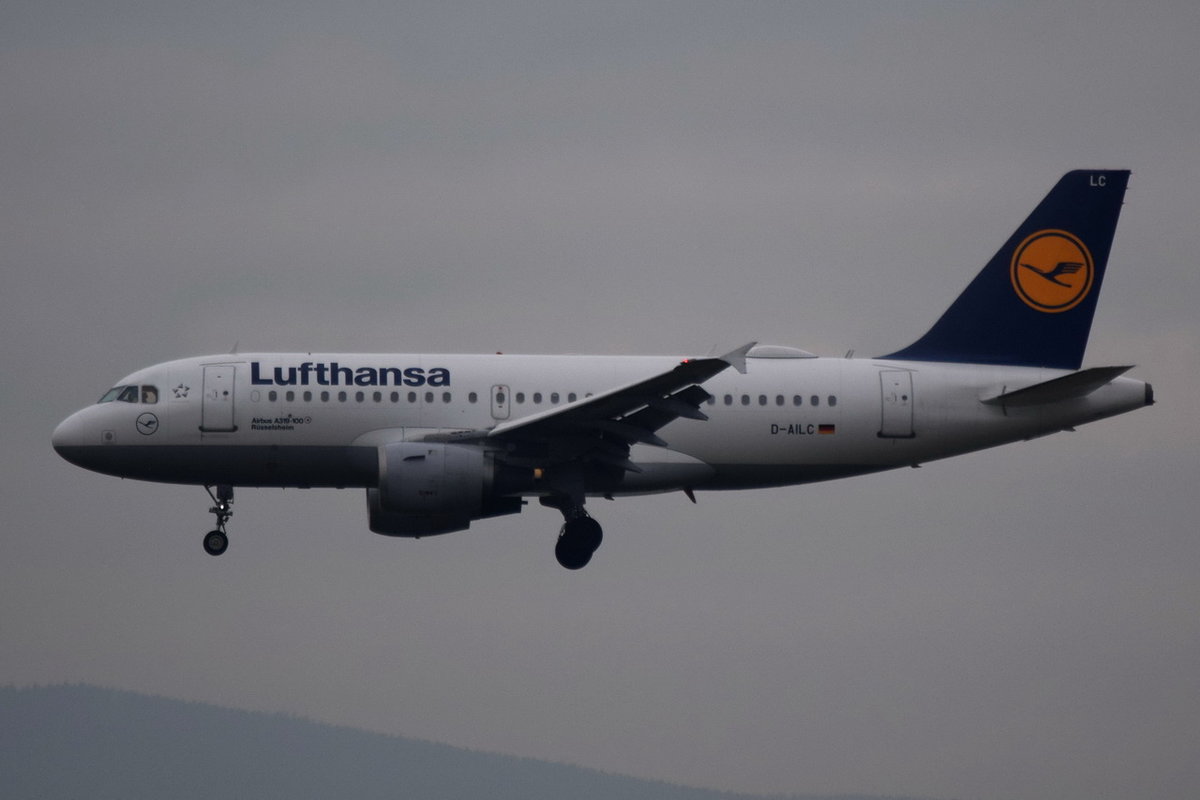 D-AILC Lufthansa Airbus A319-114  Rüsselsheim   , FRA , 06.12.2017