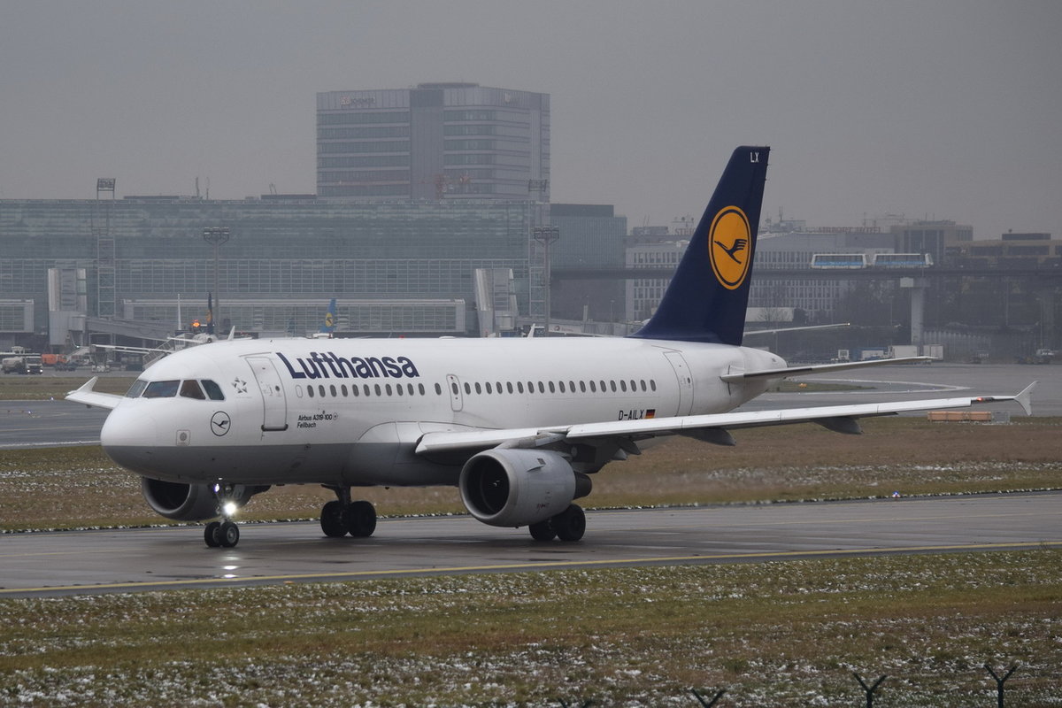 D-AILX Lufthansa Airbus A319-114  Fellbach   , FRA , 04.12.2017