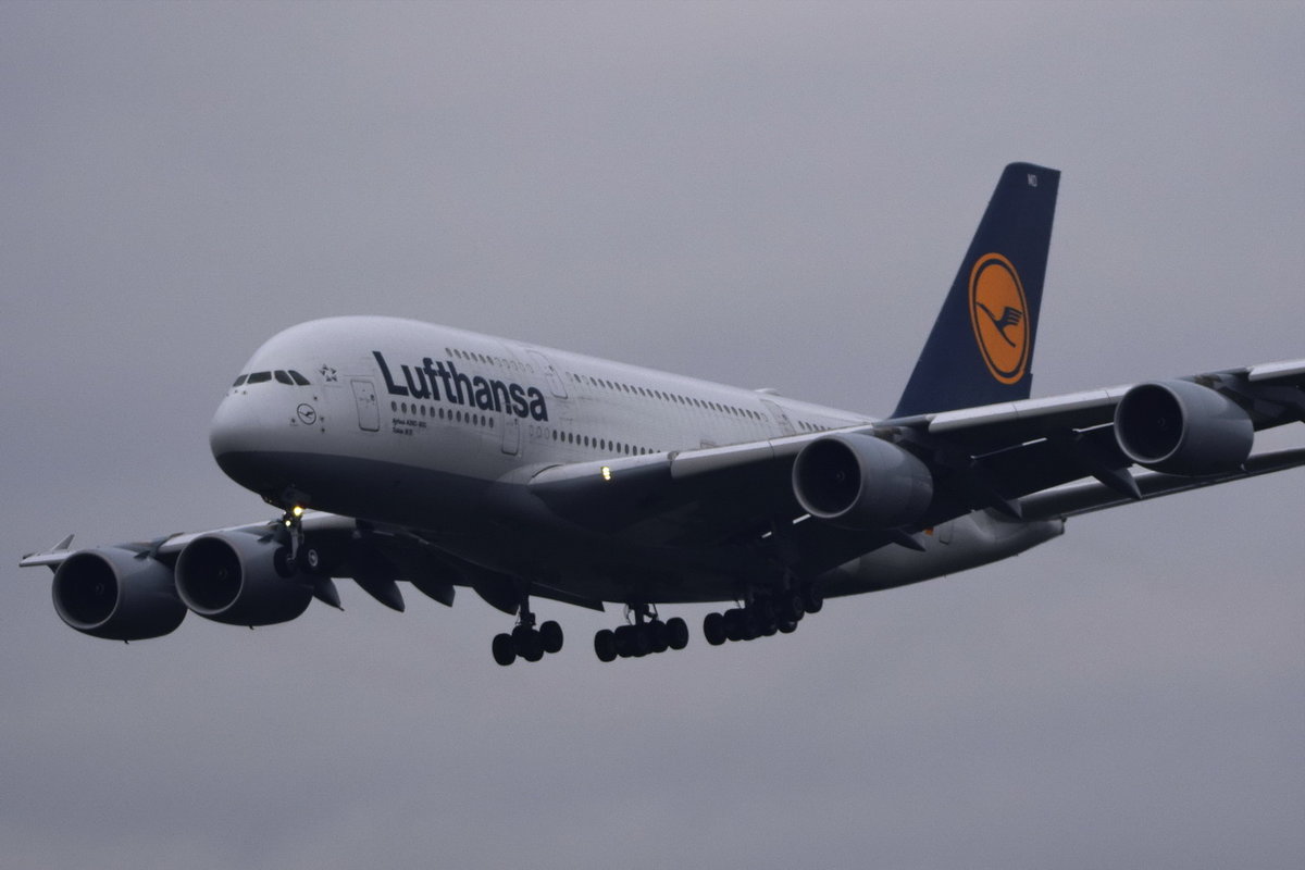D-AIMD Lufthansa Airbus A380-841 “Berlin”  , FRA , 06.12.2017