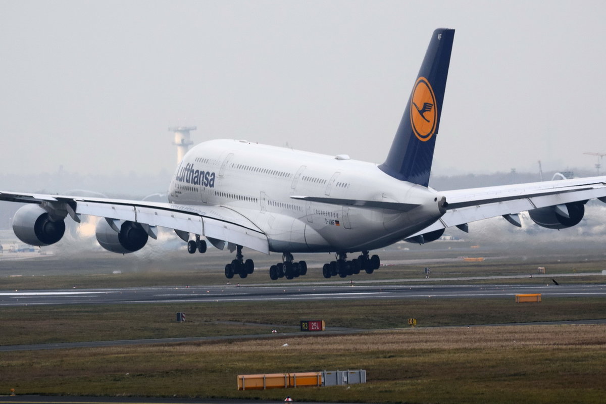 D-AIMF Lufthansa Airbus A380-841  Zürich   , FRA , 07.12.2017