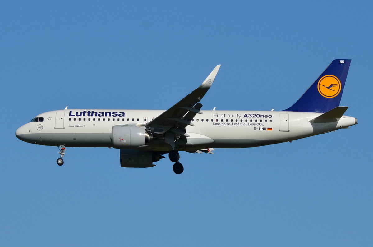 D-AIND Lufthansa Airbus A320-271n(WL)  , MUC , 15.10.2016