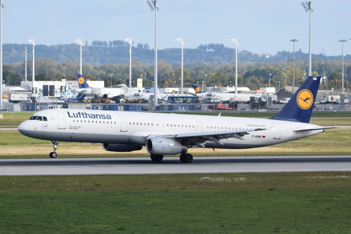 D-AIRB Lufthansa Airbus A321-131  Baden-Baden   , MUC , 06.10.2017