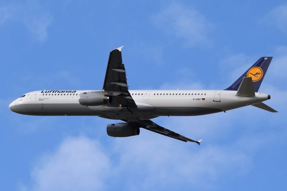 D-AIRF Lufthansa Airbus A321-131  Kempten   , MUC , 15.10.2016