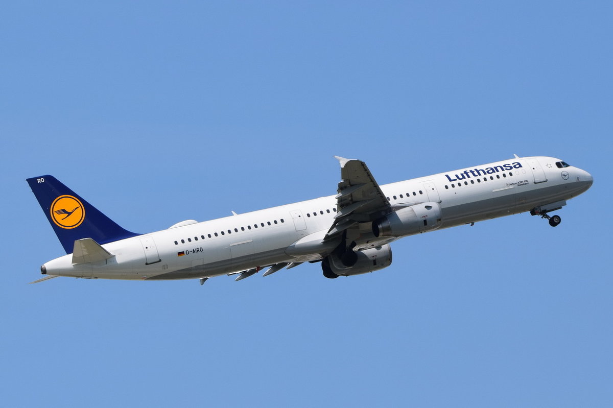 D-AIRO Lufthansa Airbus A321-131  Konstanz   , MUC , 03.06.2017