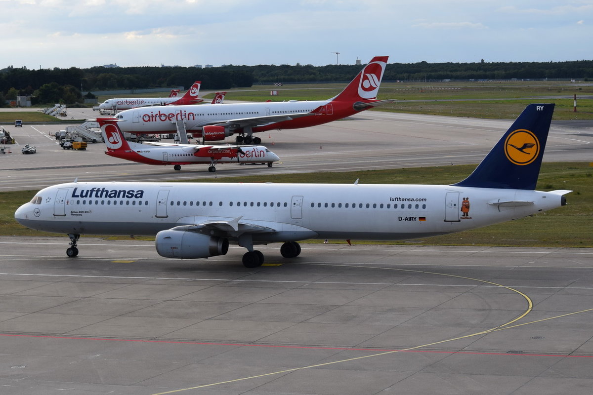 D-AIRY Lufthansa Airbus A321-131  Flensburg   , TXL , 20.09.2017