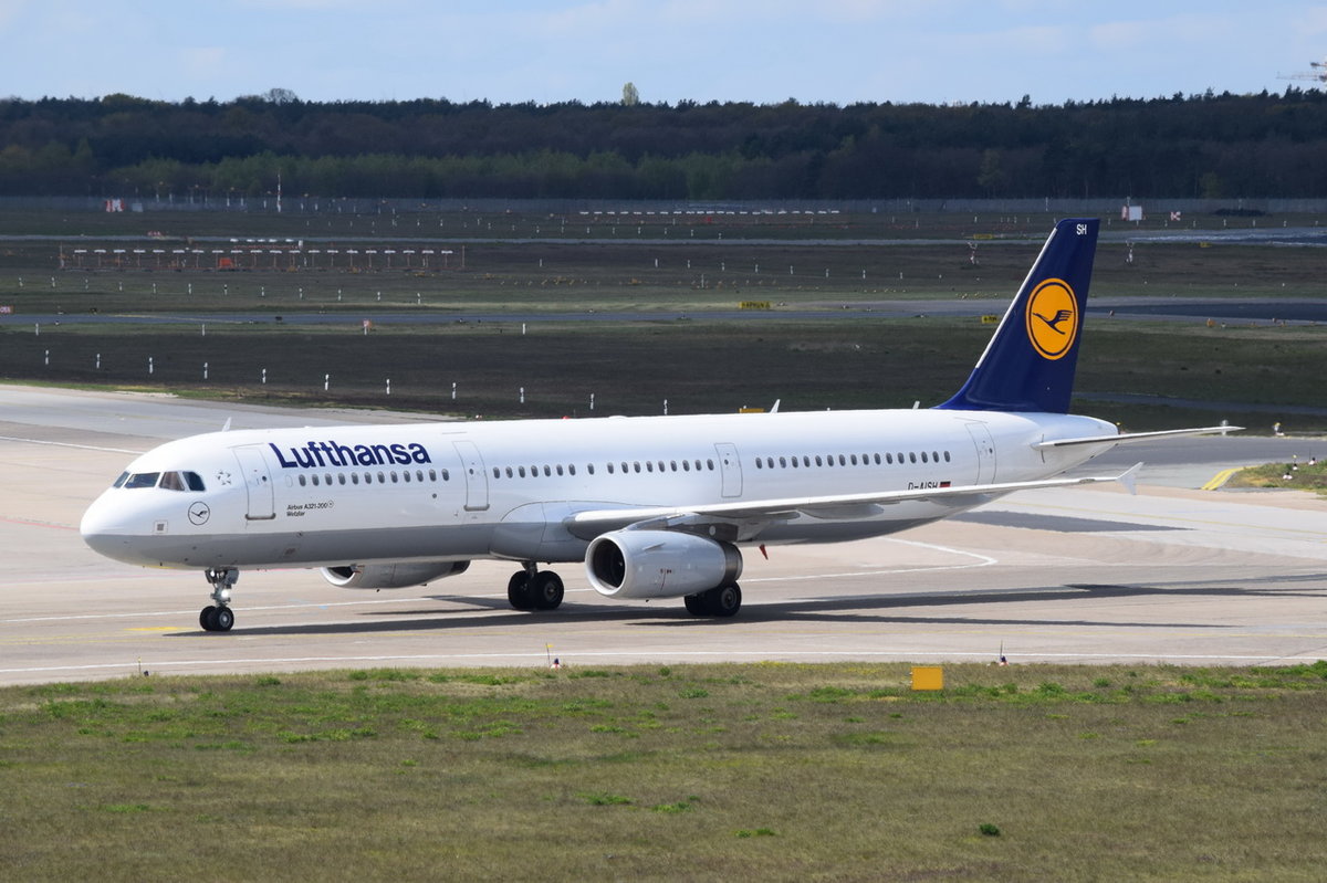D-AISH Lufthansa Airbus A321-231  Wetzlar   , TXL , 26.04.2017