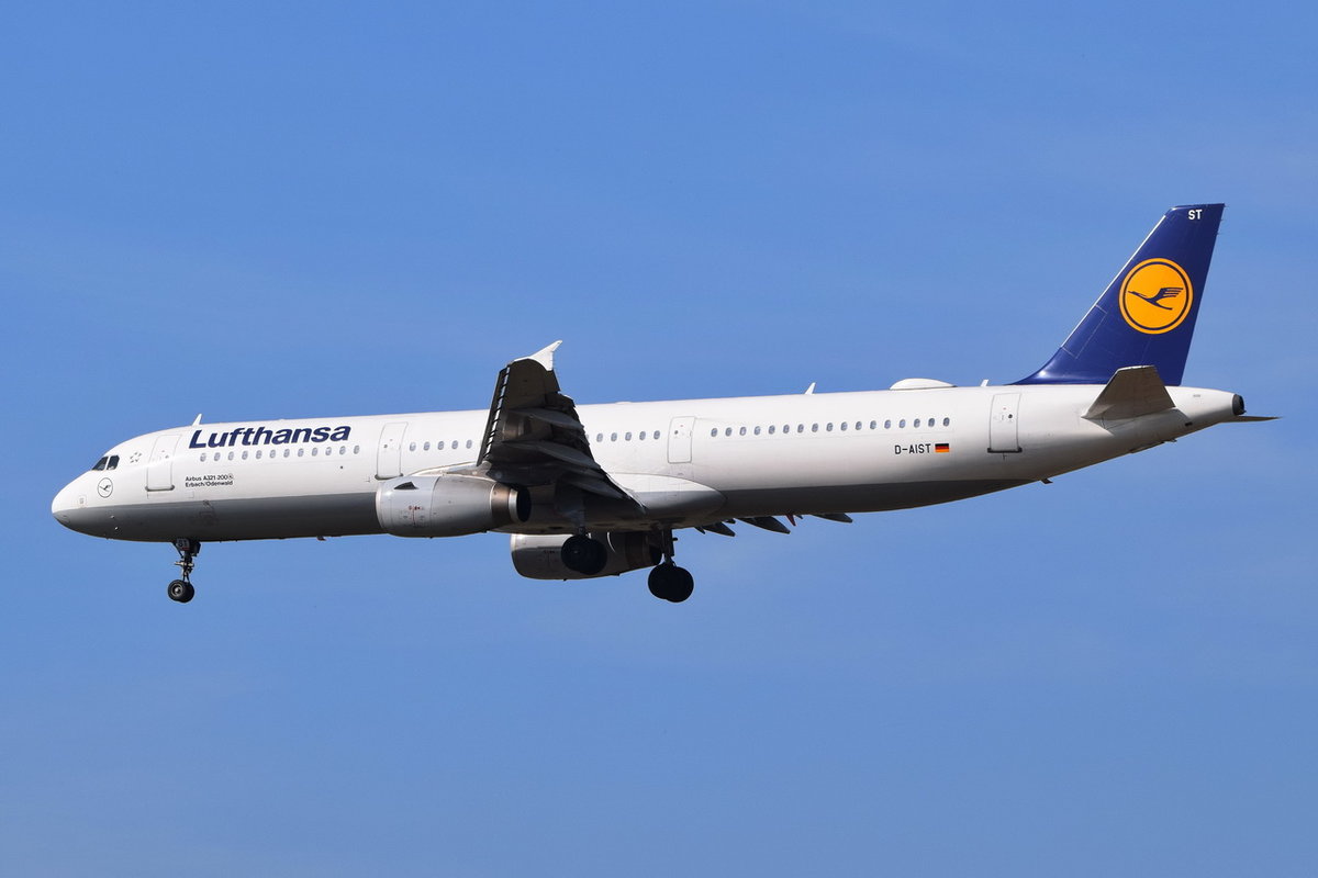 D-AIST Lufthansa Airbus A321-231 Erbach/Odenwald  , 30.03.2019 , MUC