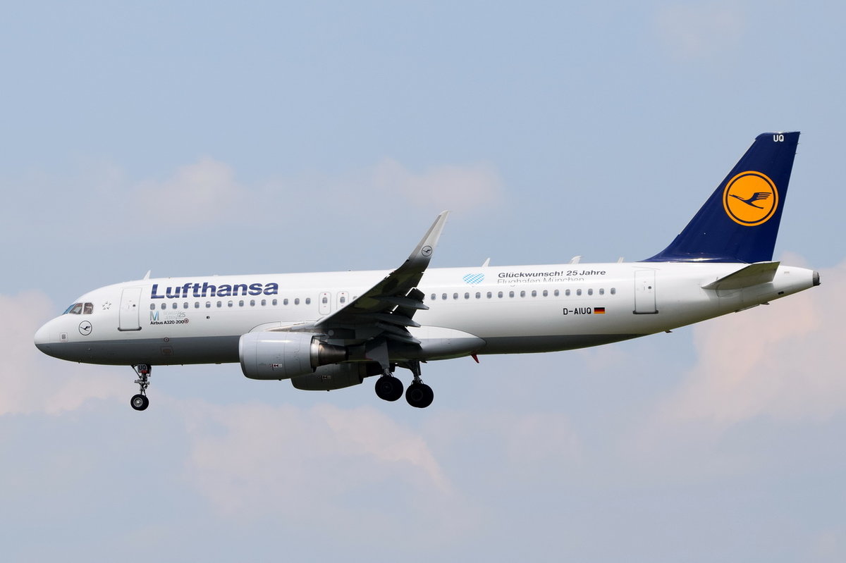 D-AIUQ Lufthansa Airbus A320-214(WL) , MUC , 02.06.2017
