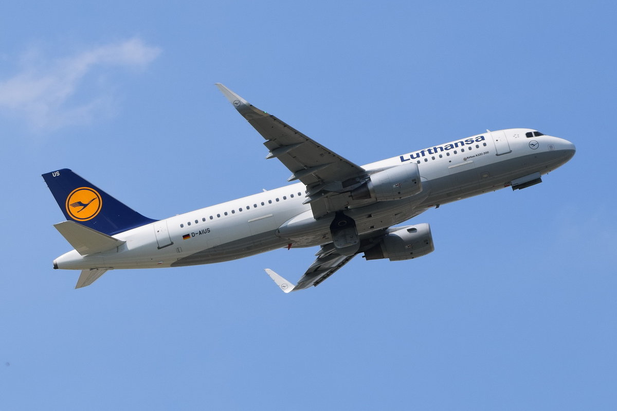 D-AIUS Lufthansa Airbus A320-214(WL)  , MUC , 03.06.2017