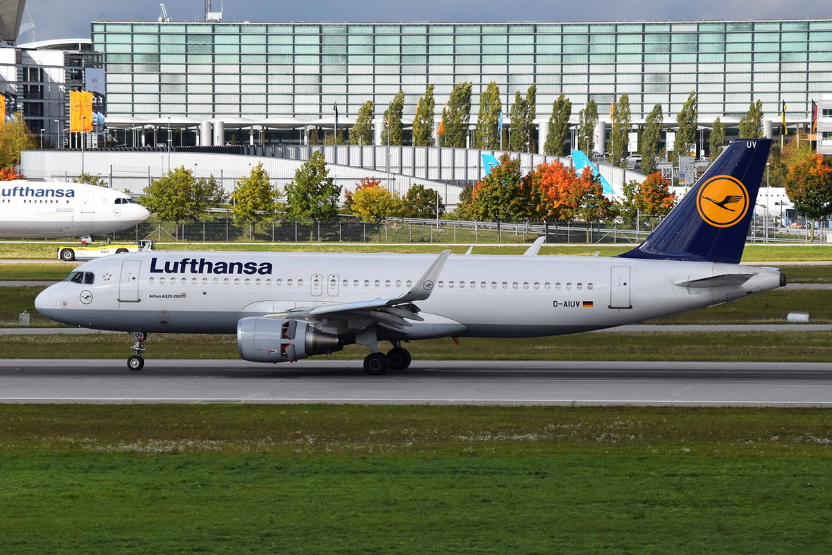 D-AIUV Lufthansa Airbus A320-214(WL)  , MUC , 03.10.2017