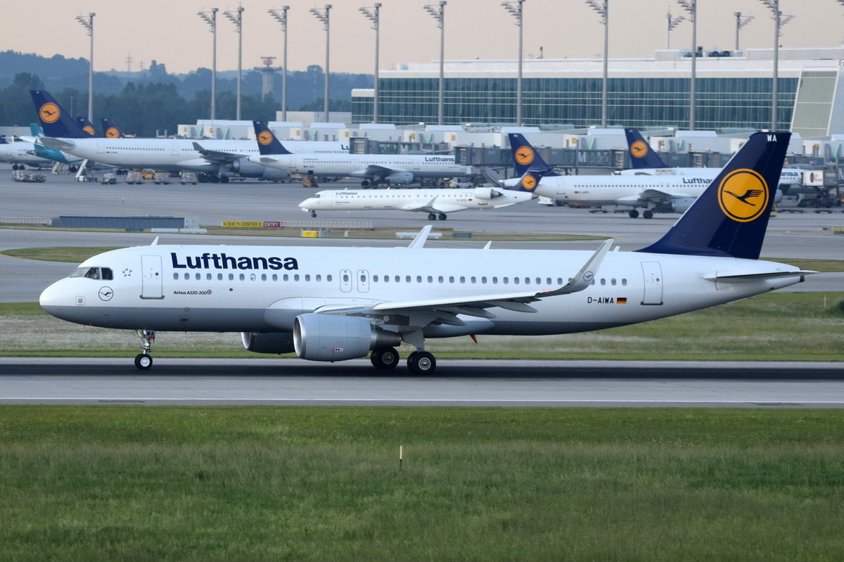 D-AIWA Lufthansa Airbus A320-214(WL)  , MUC , 02.06.2017