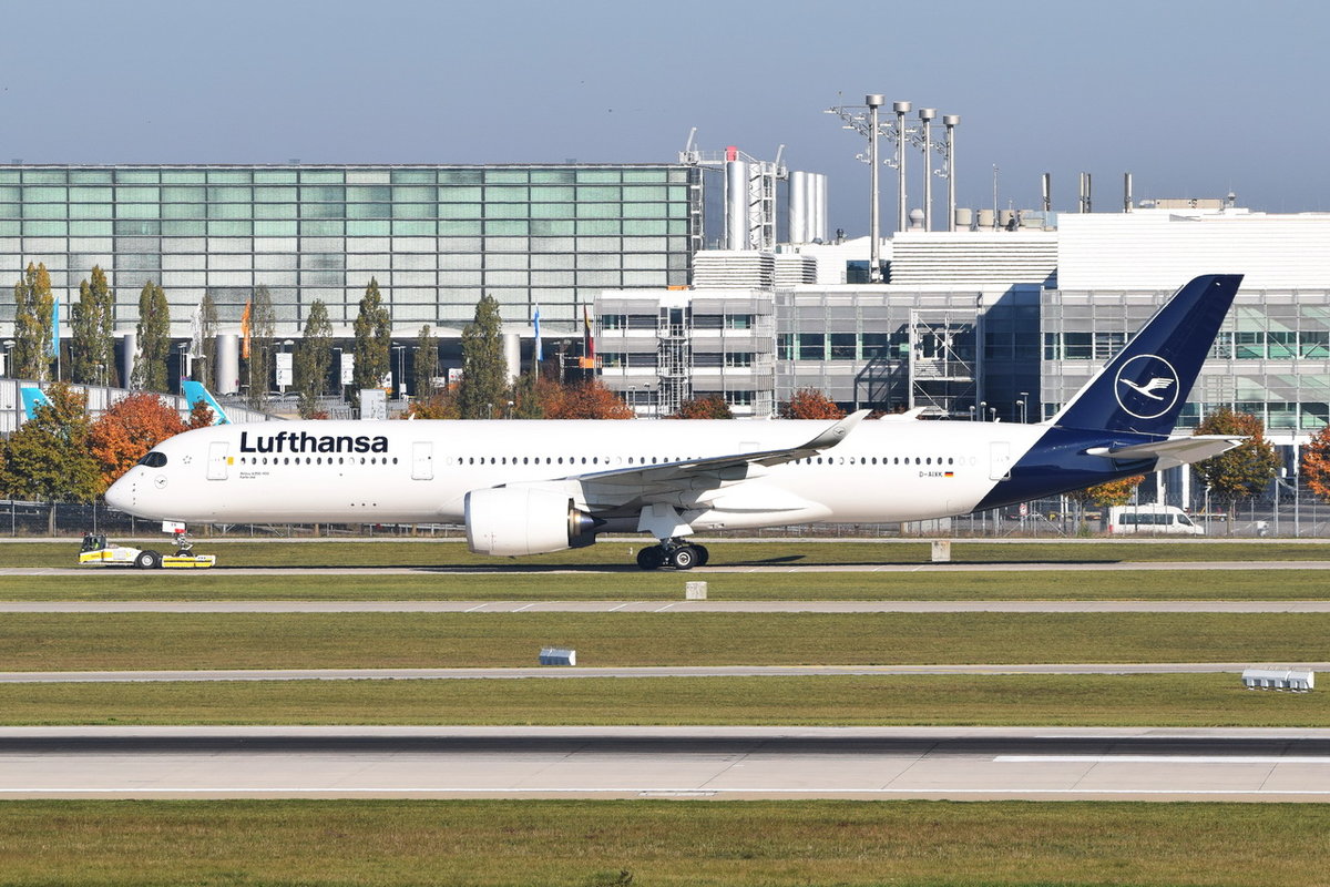 D-AIXK Lufthansa Airbus A350-941  Karlsruhe   , 14.10.2018 , MUC
