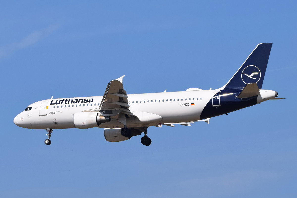 D-AIZC Lufthansa Airbus A320-214  Büdingen  , MUC , 30.03.2019