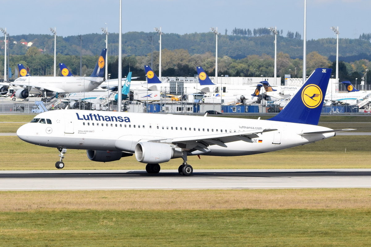 D-AIZE Lufthansa Airbus A320-214  Eisenach   , MUC , 15.10.2016