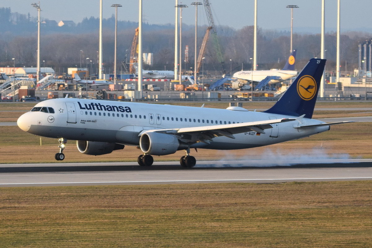 D-AIZF Lufthansa Airbus A320-214  Fulda  , MUC , 30.03.2019
