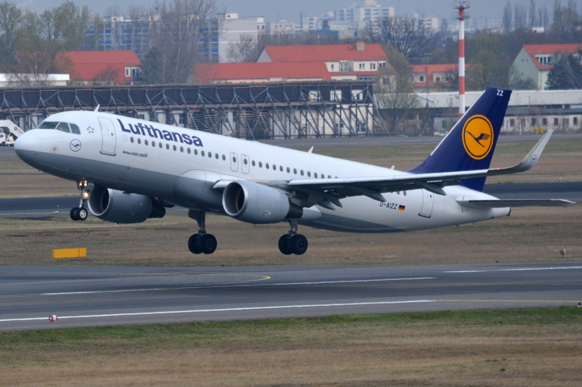 D-AIZZ Lufthansa Airbus A320-214 (WL)    Start in Tegel 24.03.2014