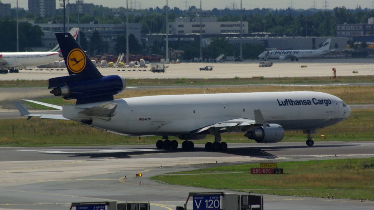 D-ALCS Lufthansa Cargo McDonnell Douglas MD-11F   zum Start in Frankfurt am 16.07.2014