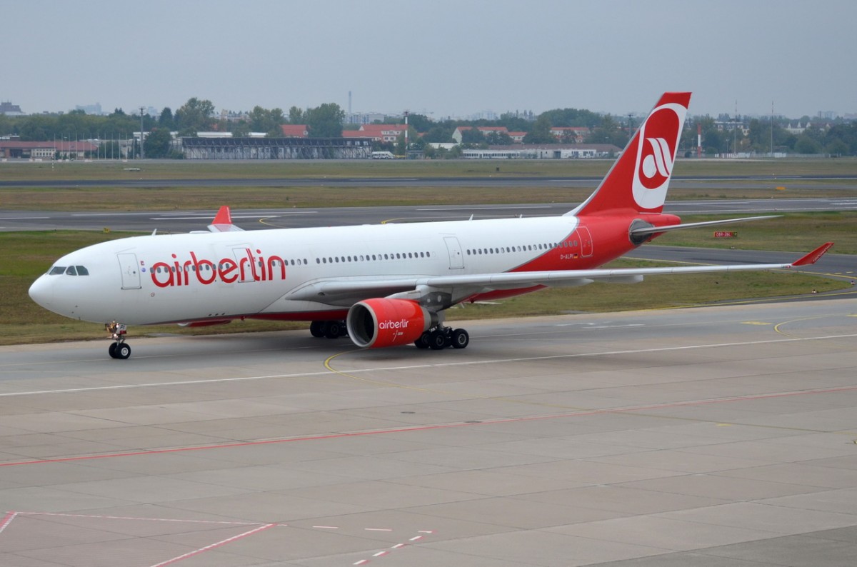 D-ALPI Air Berlin Airbus A330-223    zum Start am 12.09.2014 in Tegel