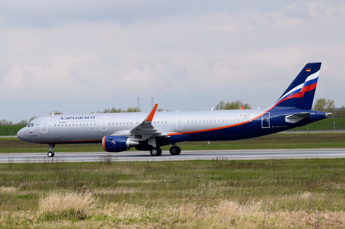 D-AVZX  Aeroflot - Russian Airlines  Airbus A321-211(WL)  VP-BJX  6945    am 27.04.2016 in Finkenwerder gelandet