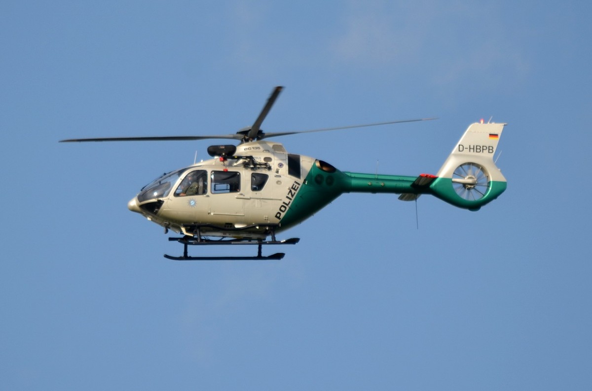 D-HBPB Polizei Bayern Eurocopter EC135 P2+ (EC135 P2i)   in München am 11.09.2015