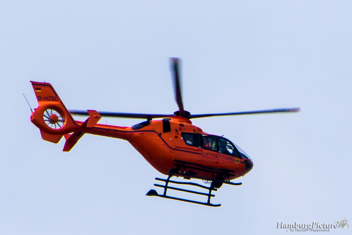 D-HZSD - Bundesministerium des Innern (BMI) - Eurocopter EC135 T2+ - Luftrettung - Christoph 29 - Hamburg Airport - 17.06.2015