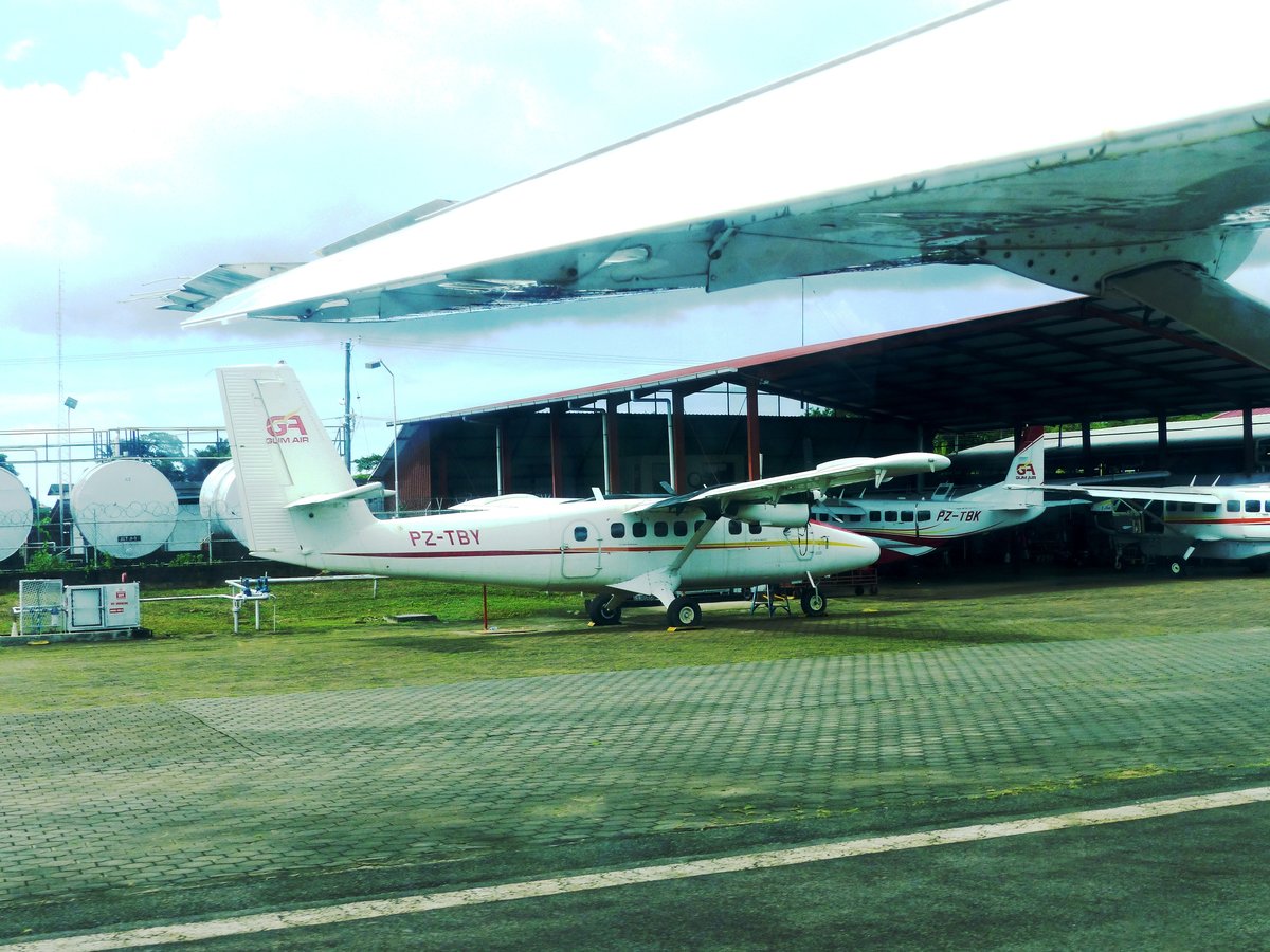 De Havilland DHC-6-300 Twin Otter, PZ-TBY, GUM AIR, Zorg en Hoop Airport Paramaribo (ORG), 2.6.2017