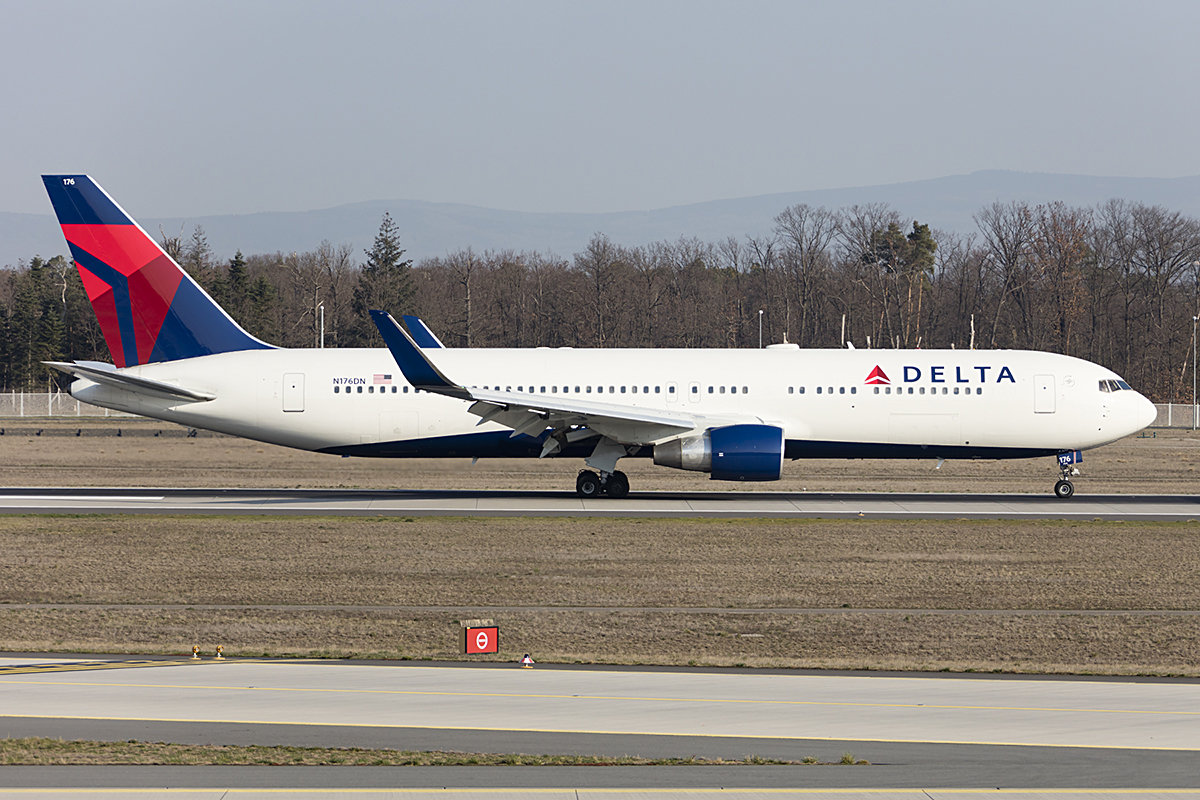 Delta Airlines, N176DN, Boeing, B767-332ER, 31.03.2019, FRA, Frankfurt, Germany 


