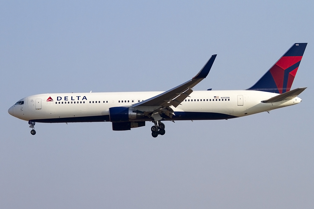 Delta Airlines, N185DN, Boeing, B767-332ER, 17.05.2014, BRU, Brüssel, Belgium 




