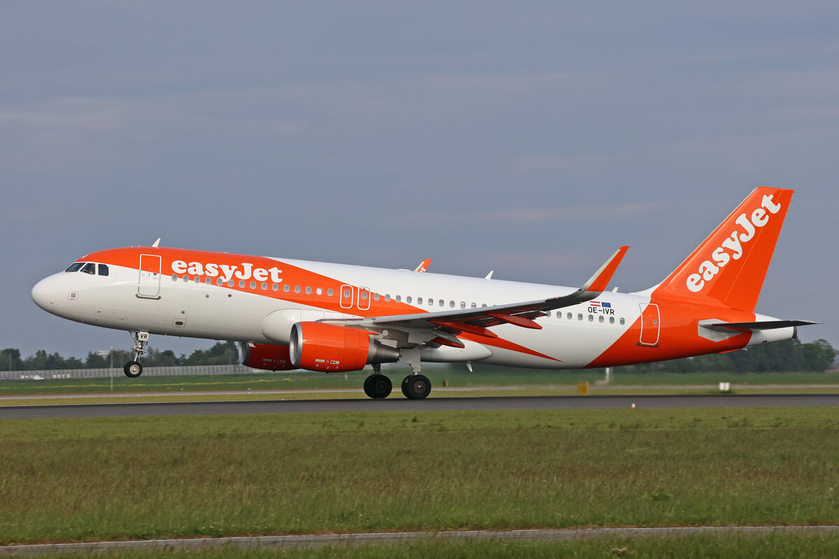easyJet Europe, OE-IVR, Airbus, A320-214, msn: 7243, 20.Mai 2023, AMS Amsterdam, Netherlands.
