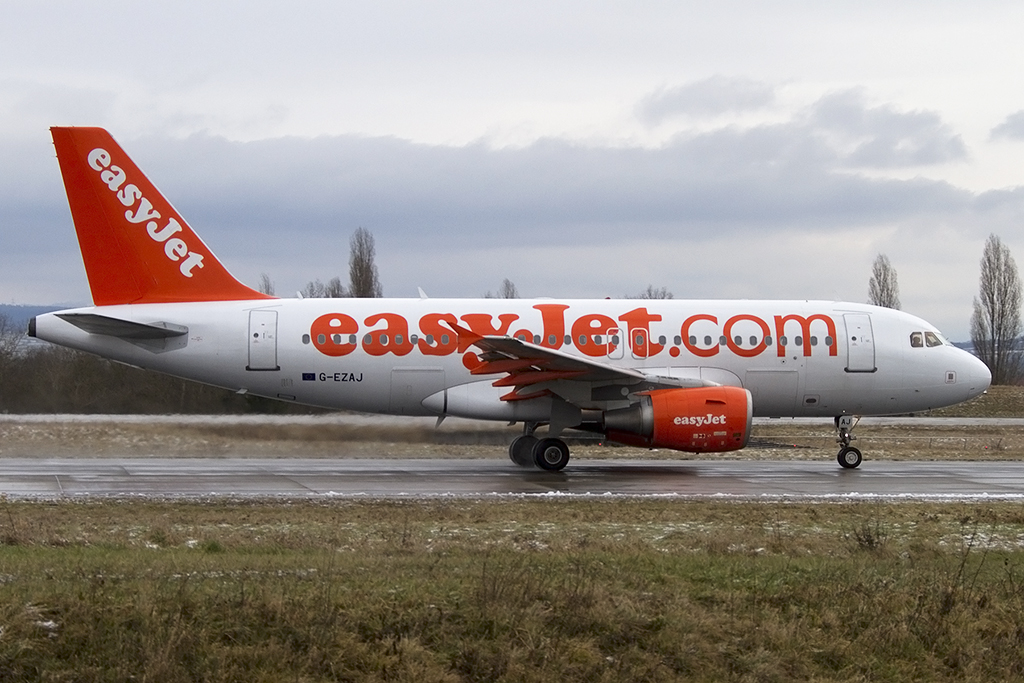 EasyJet, G-EZAJ, Airbus, A319-111, 01.02.2015, BSL, Basel, Switzerland



