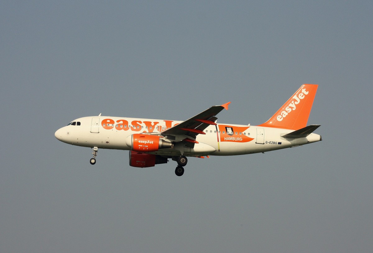 EasyJet, G-EZBG,(c/n 2946),Airbus A 319-111, 04.10.2015, HAM-EDDH, Hamburg, Germany (Sticker :Hamburg) 