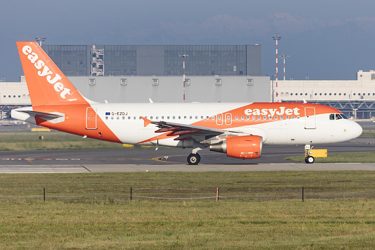 EasyJet, G-EZDJ, Airbus, A319-111, 15.05.2016, MXP, Mailand, Italy 
