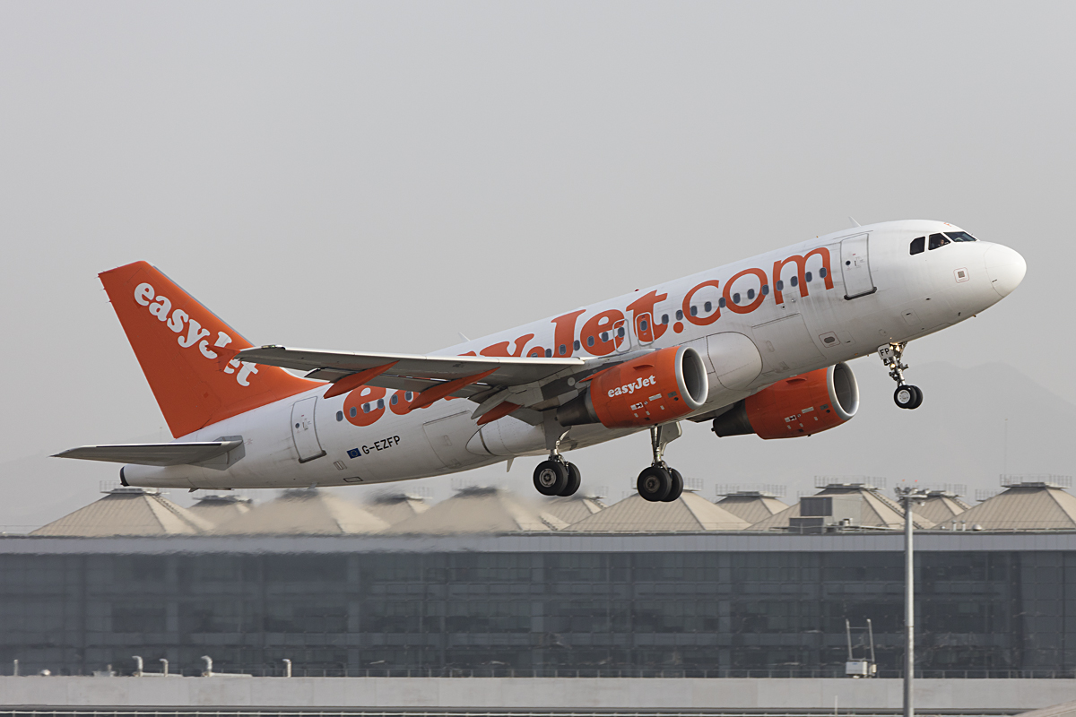 EasyJet, G-EZFP, Airbus, A319-111, 27.10.2016, AGP, Malaga, Spain


