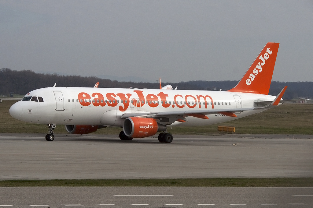 EasyJet, G-EZWM, Airbus, A320-214, 28.03.2015, GVA, Geneve, Switzerland 


