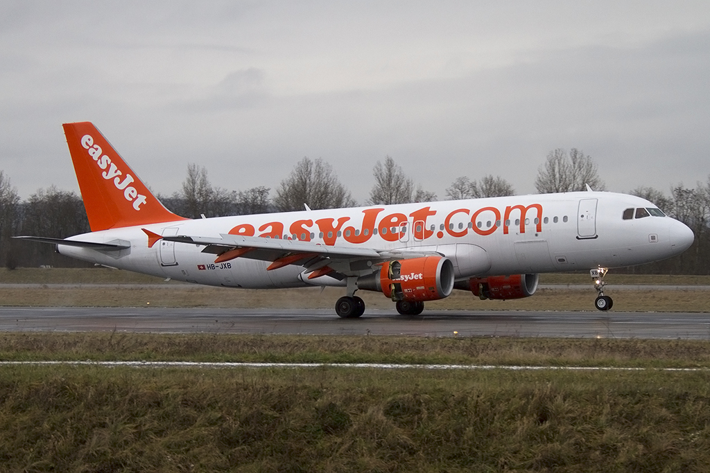 EasyJet, HB-JXB, Airbus, A320-214, 01.02.2015, BSL, Basel, Switzerland 








