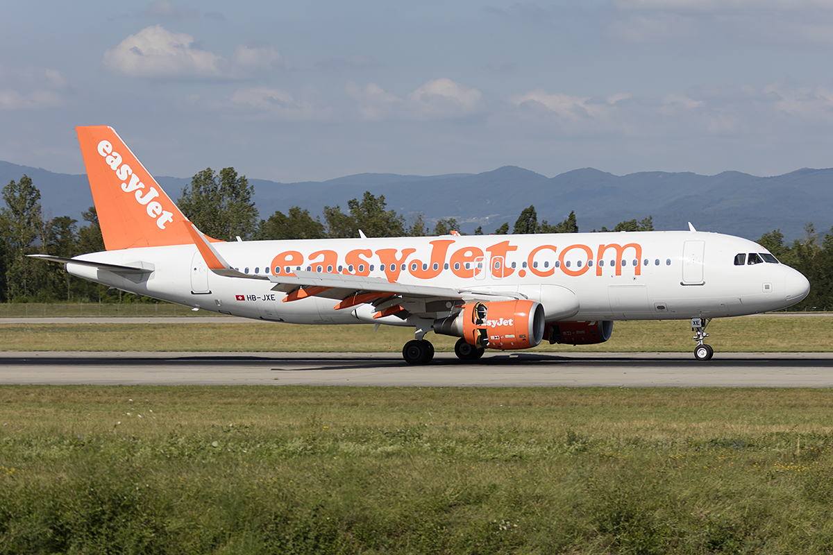 EasyJet, HB-JXE, Airbus, A320-214, 12.07.2018, BSL, Basel, Switzerland 




