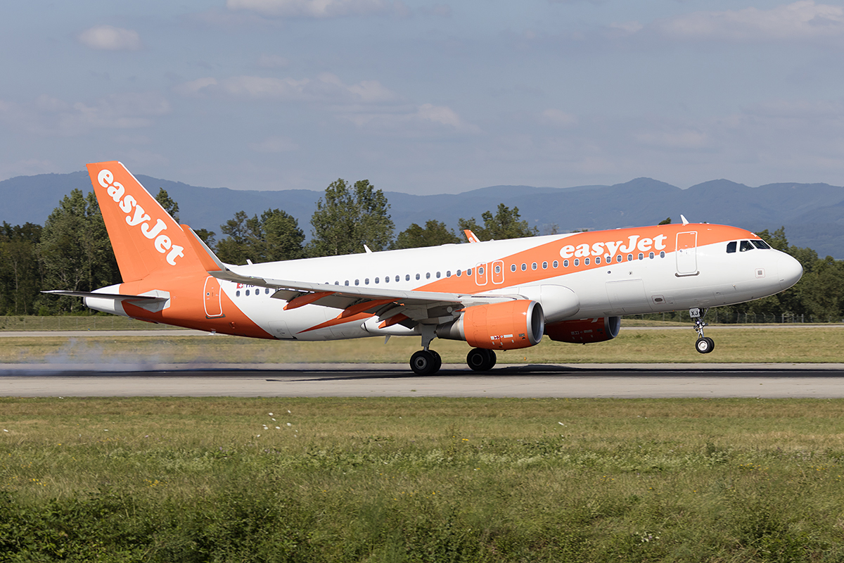 EasyJet, HB-JXJ, Airbus, A320-214, 12.07.2018, BSL, Basel, Switzerland 



