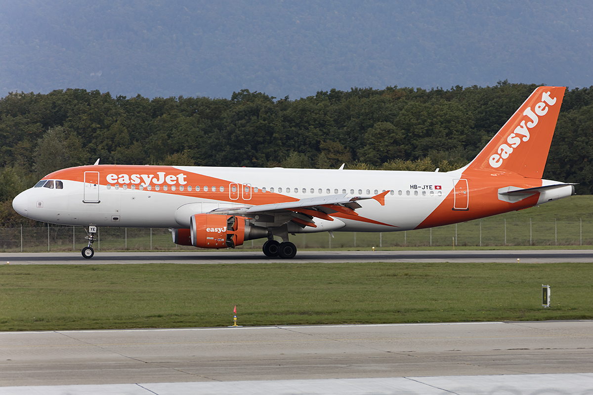 EasyJet, HB-JYE, Airbus, A320-214, 24.09.2017, GVA, Geneve, Switzerland 



