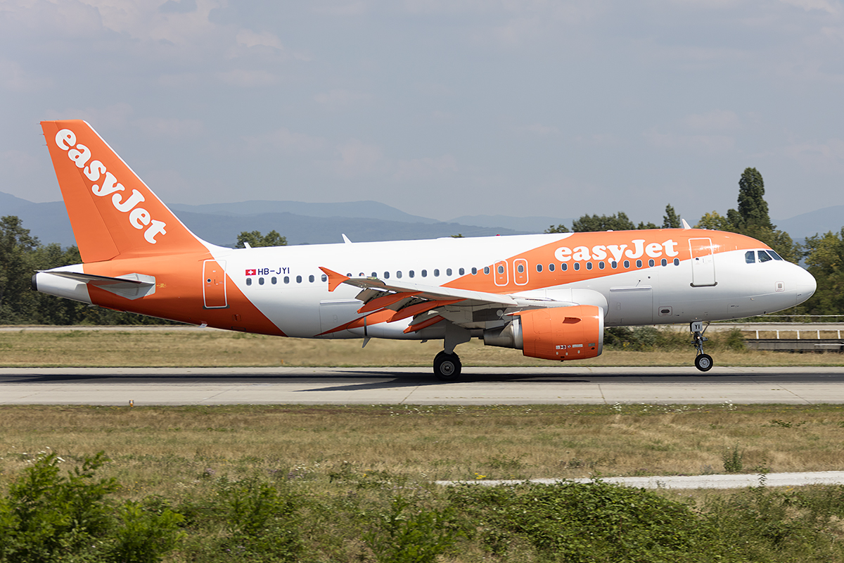 EasyJet, HB-JYI, Airbus, A319-111, 24.07.2018, BSL, Basel, Switzerland 



