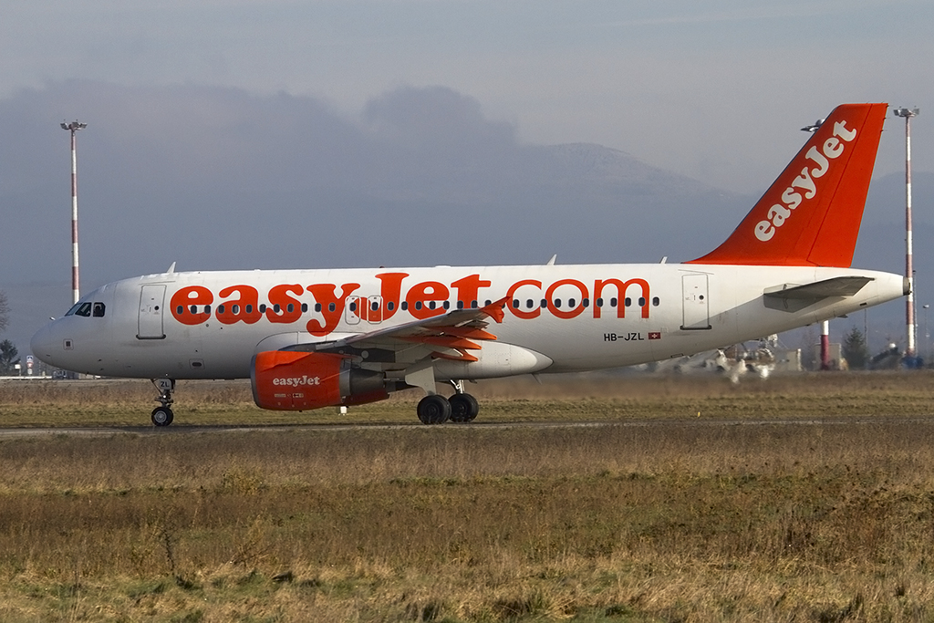 EasyJet, HB-JZL, Airbus, A319-111, 18.01.2015, BSL, Basel, Switzerland




