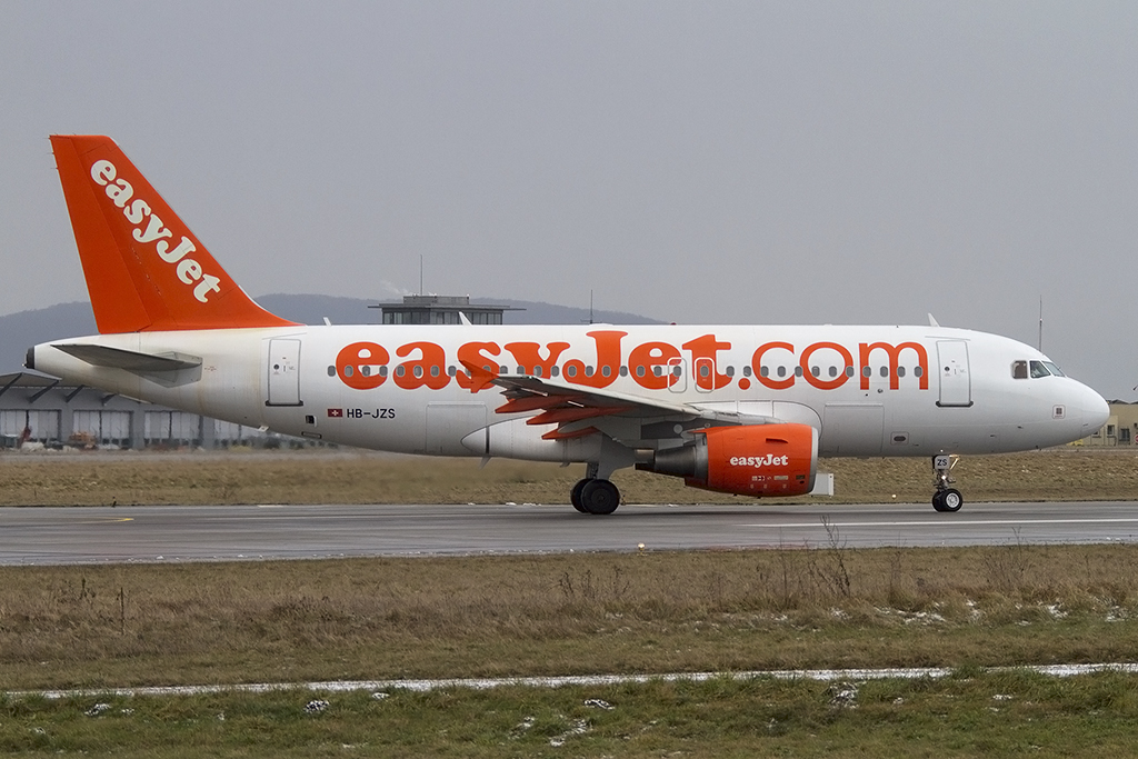 EasyJet, HB-JZS, Airbus, A319-111, 01.02.2015, BSL, Basel, Switzerland 




