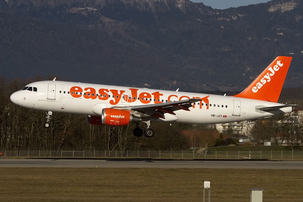 EasyJet, HB-JZY, Airbus, A319-111, 13.01.2015, GVA, Geneve, Switzerland 




