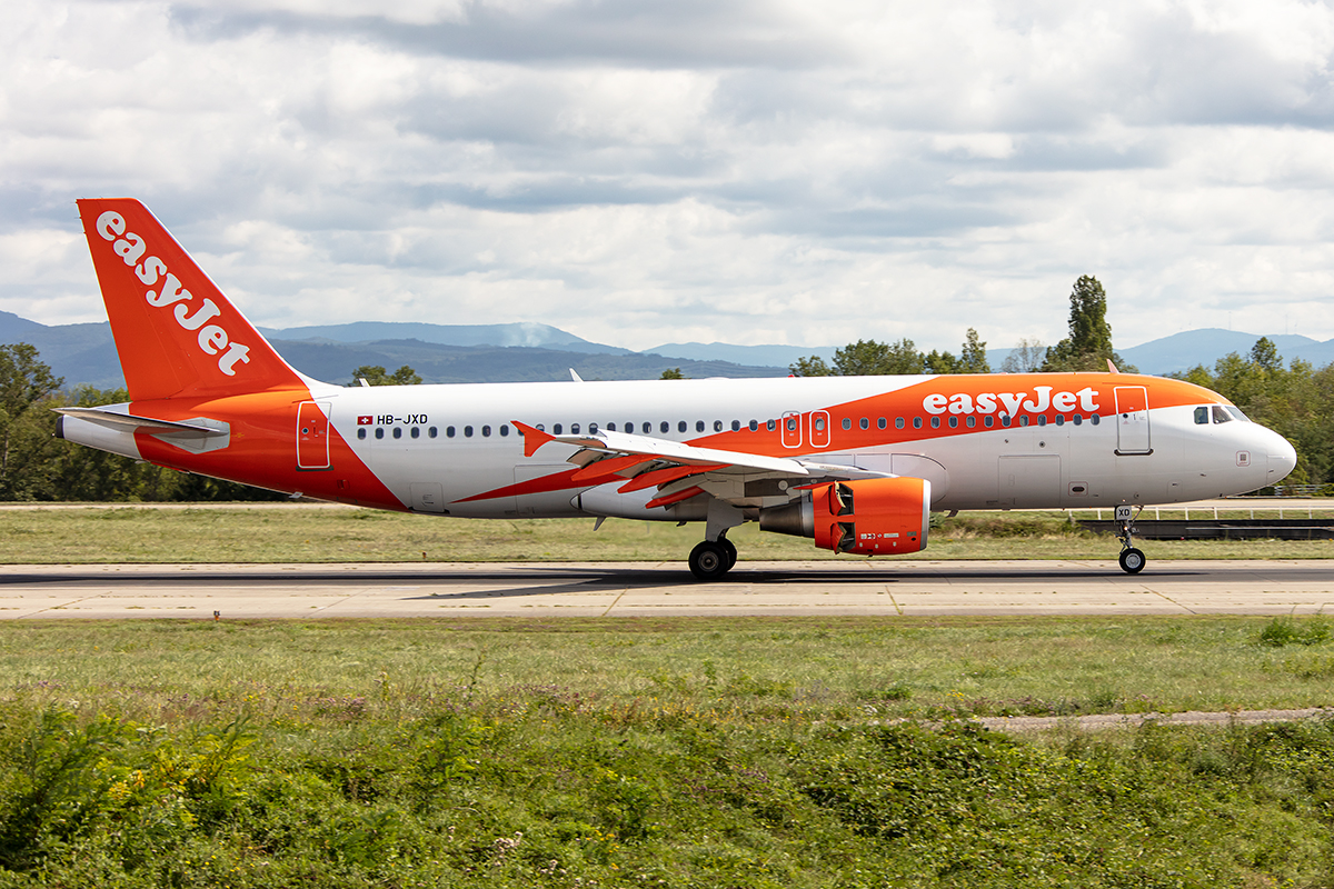 EasyJet Switzerland, HB-JXD, Airbus, A320-214, 13.08.2019, BSL, Basel, Switzerland


