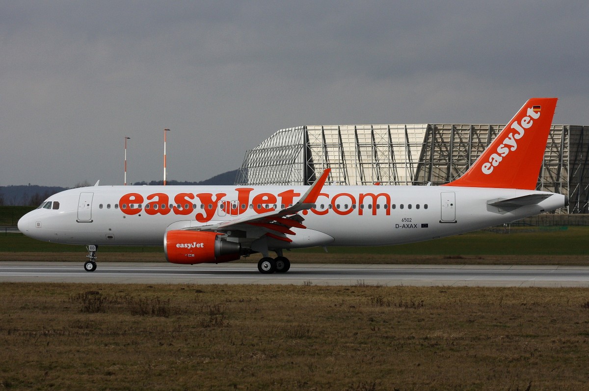 EasyJet,D-AXAX,Reg.G-EZOD,(c/n 6502),Airbus A320-214(SL),24.02.2015,XFW-EDHI,Hamburg-Finkenwerder,Germany(F1)