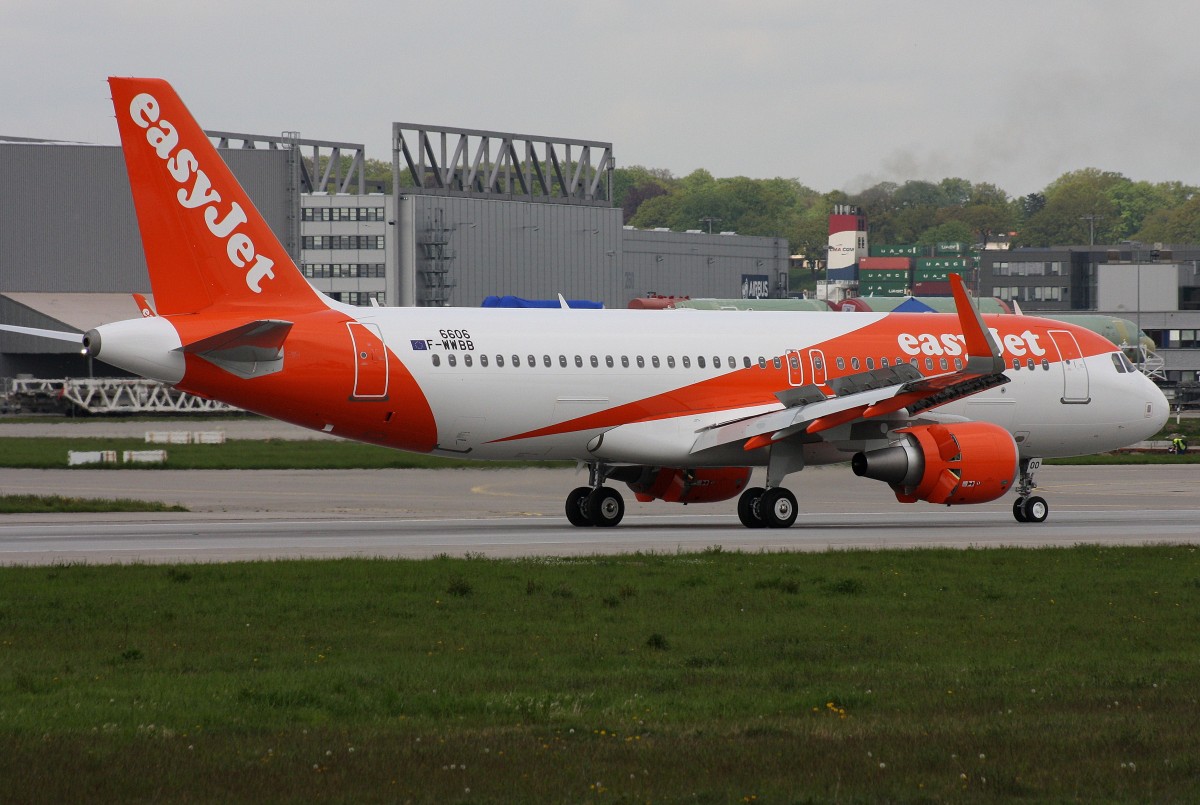 EasyJet,F-WWBB,Reg.G-EZOO,(c/n 6606),Airbus A320-214(SL),08.05.2015,XFW-EDHI,Hamburg-Finkenwerder,Germany